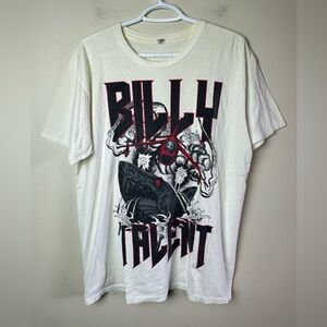 Alstyle Size L White Graphic T-Shirt